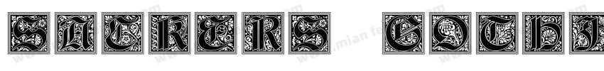 SACKERS GOTHIC FONT字体转换